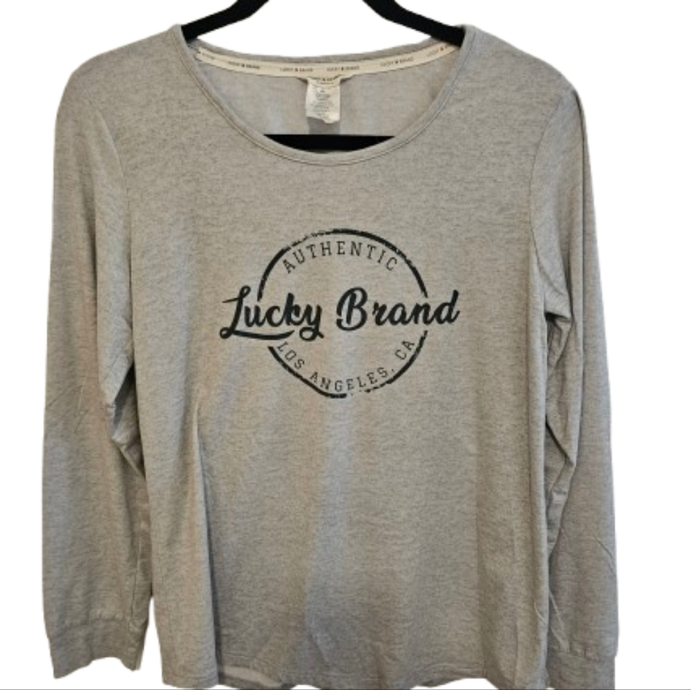 Lucky Brand Grey Long Sleeve Shirt